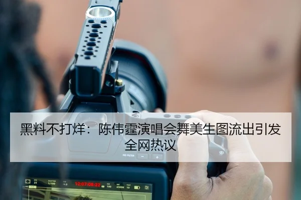 黑料不打烊：陈伟霆演唱会舞美生图流出引发全网热议